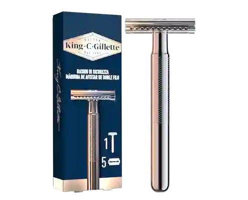 Gillette King C. Maquinilla De Afeitar Doble Filo Barba