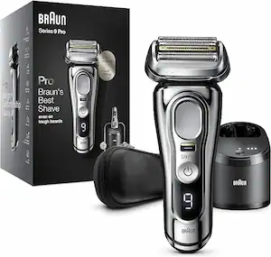 Braun Series 9 Pro 9425cc Máquina de Afeitar Barba con Recortadora ProLift, estuche